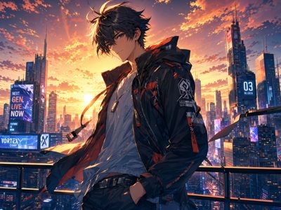 萝莉岛动漫-都市黄昏少年行热血短片